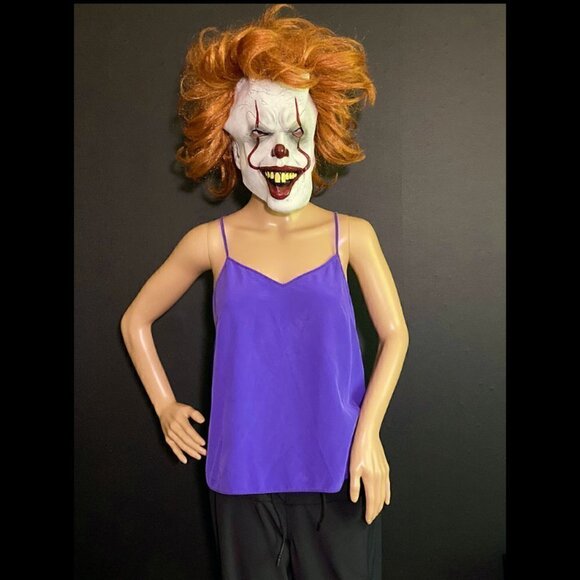 Halloween Pennywise Dancing Clown Overhead Mask - Picture 2 of 11